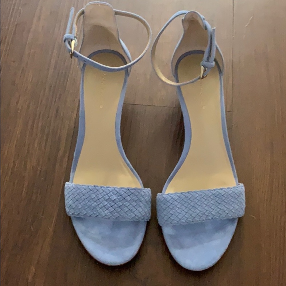 Ann Taylor Suede Wedge heeled sandal